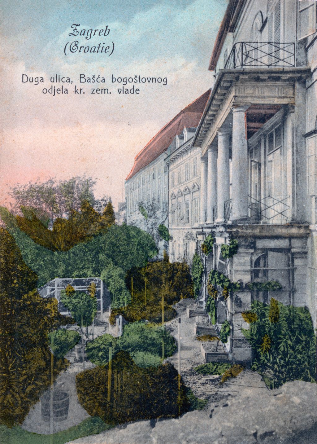 Duga ulica (današnja ulica Pavla Radića) oko 1905. godine
